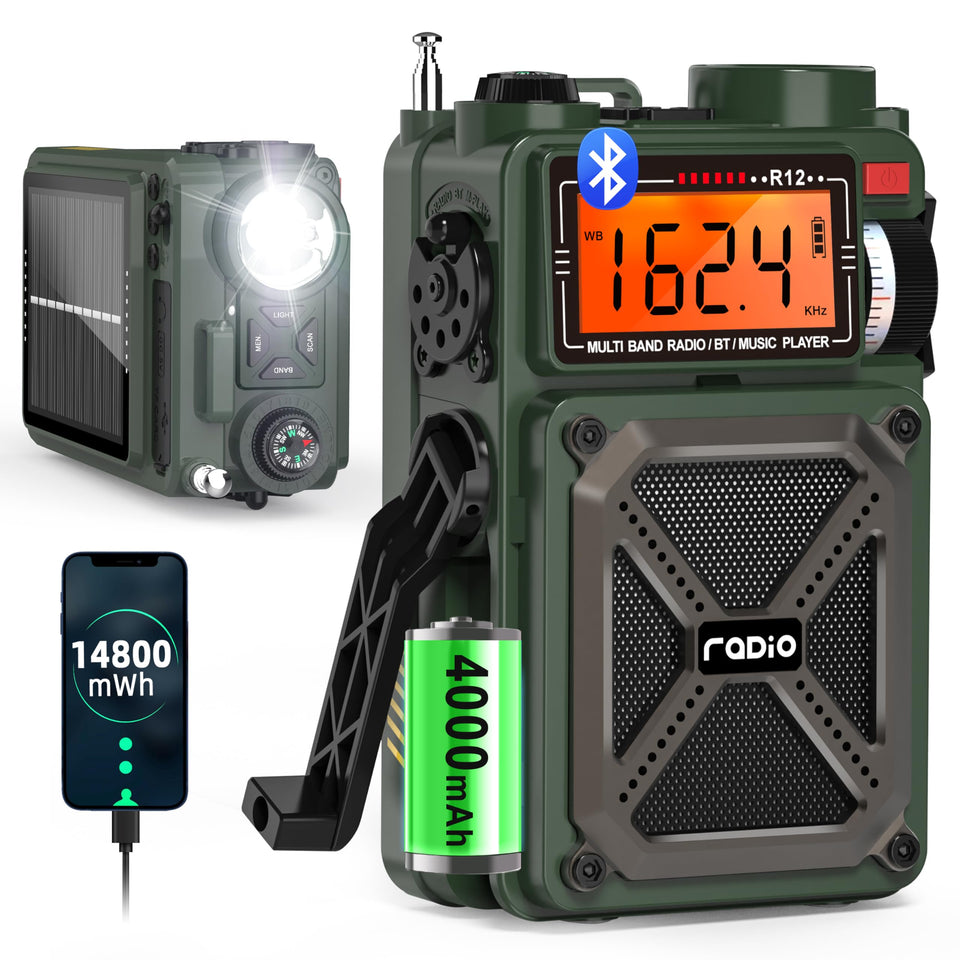 Greadio front panel showing screen and controls for easy operation and quick access