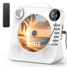 Greadio front view showing compact white unit and clear controls for easy setup