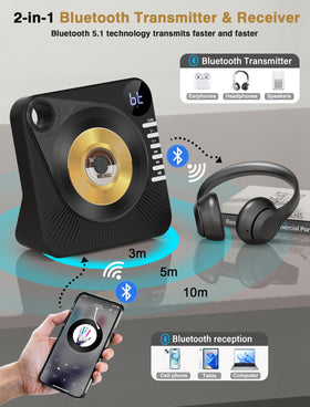 Greadio remote control in hand for convenient wireless playback control