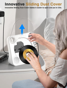 Greadio next to a book showing scale and compact desktop footprint for small spaces