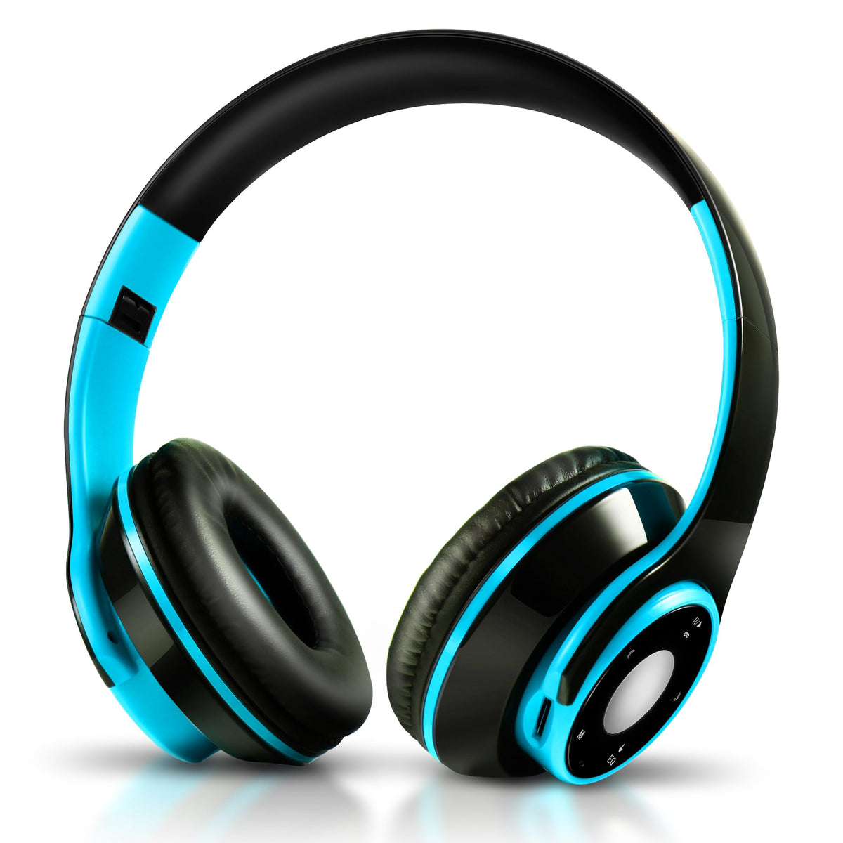 GREAT SAGE front view showing headphones and portability benefit