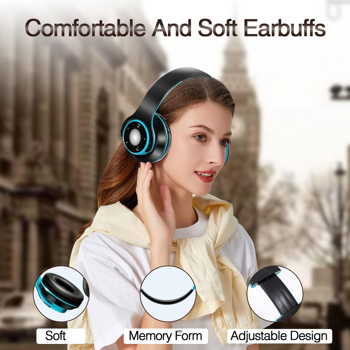 GREAT SAGE worn by commuter delivering noise isolation benefit