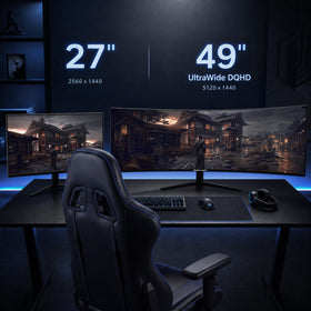 Great voell display with ergonomic stand for comfortable viewing