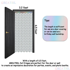 GREATRIL 3-2ft by 6-5ft curtain pack 2 for dramatic wall coverage.