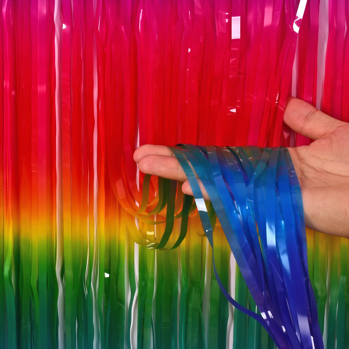 GREATRIL candyland unicorn-themed backdrop streamers for magical celebrations