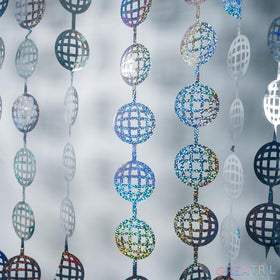 GREATRIL iridescent-streamers-wall-backdrop creates glamorous photo-ready walls.