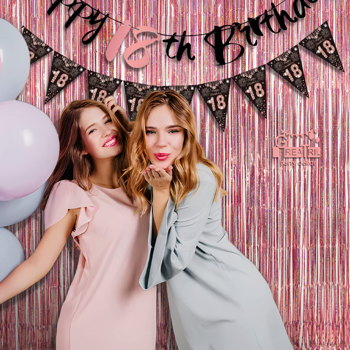 GREATRIL backdrop for birthdays adds party sparkle to photos