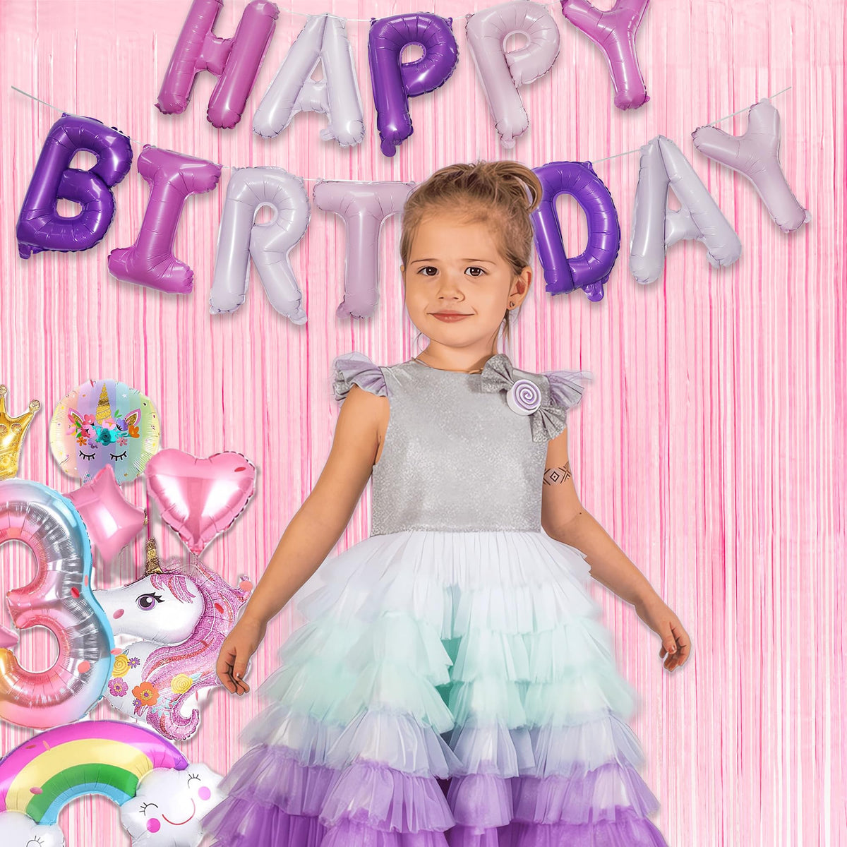 GREATRIL two-pack backdrop creates a generous wall display for photo-worthy moments.