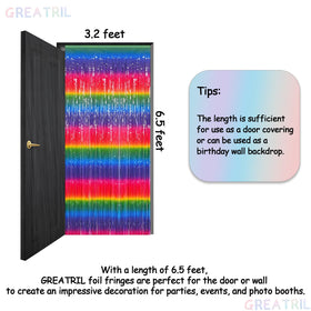 GREATRIL tropical paradise gradient streamers backdrop for summer events