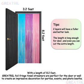 GREATRIL mermaid shower decor offers radiant accents for photo opportunities.