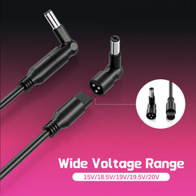 GreBed adjustable 18.5–20V output suitable for various devices.