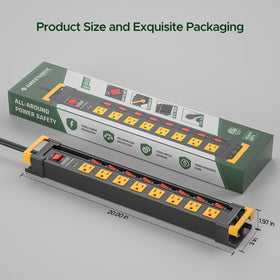 Green Box Innovations metal housing texture highlighting durable construction and protection