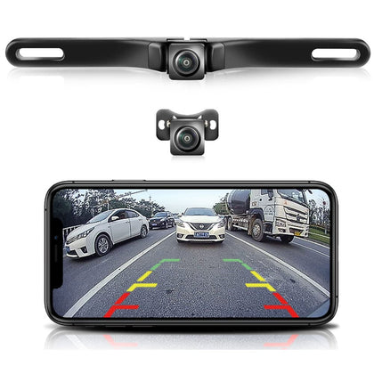 GreenYi license plate camera front view showing compact housing and mounting