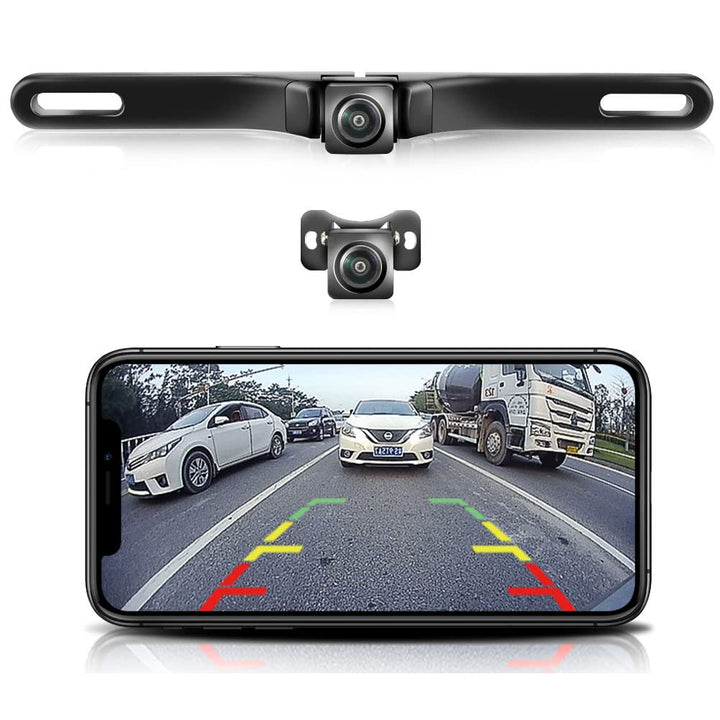 GreenYi license plate camera front view showing compact housing and mounting