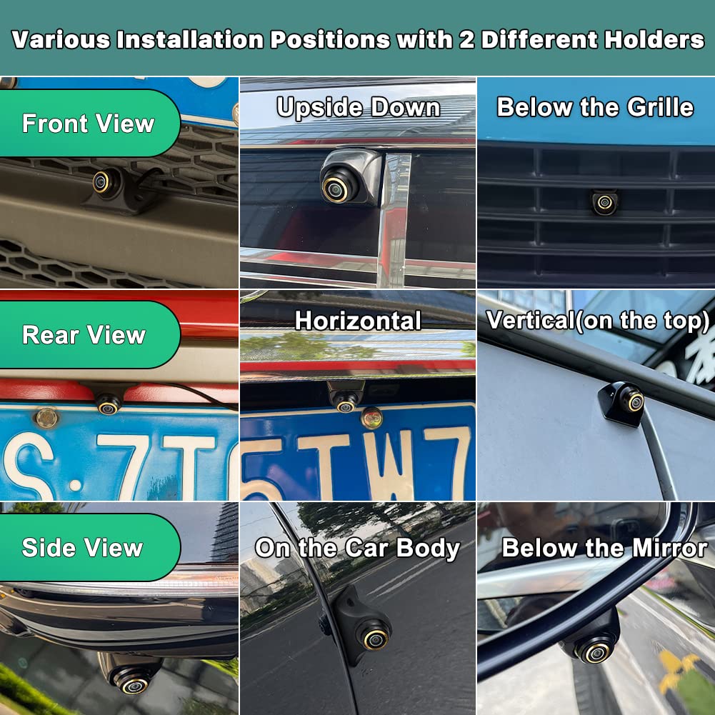 GreenYi installed under side mirror showing flexible mounting options benefit