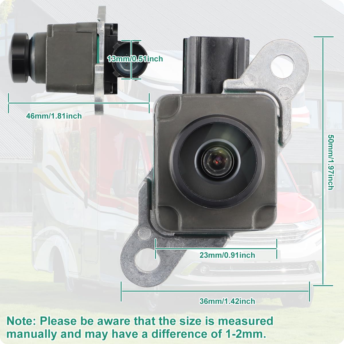 GreenYi night vision imaging for clear rear views at night.