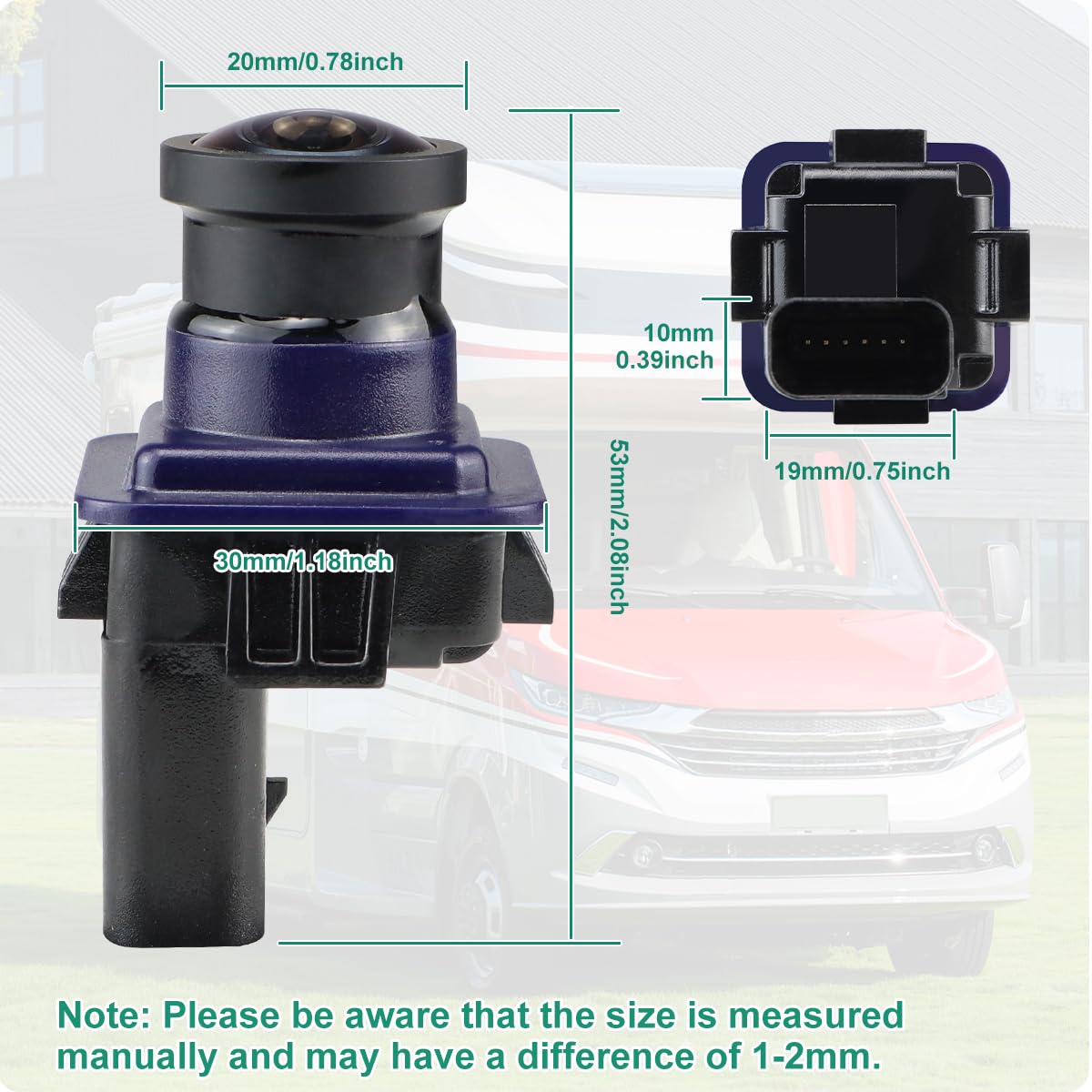 GreenYi night vision rear view camera improves nighttime visibility for Lincoln MKC.