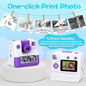 GREENKINDER camera in a child’s hand to show compact size and kid-friendly scale