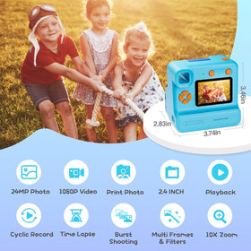 GREENKINDER rotating lens close-up highlighting selfie function