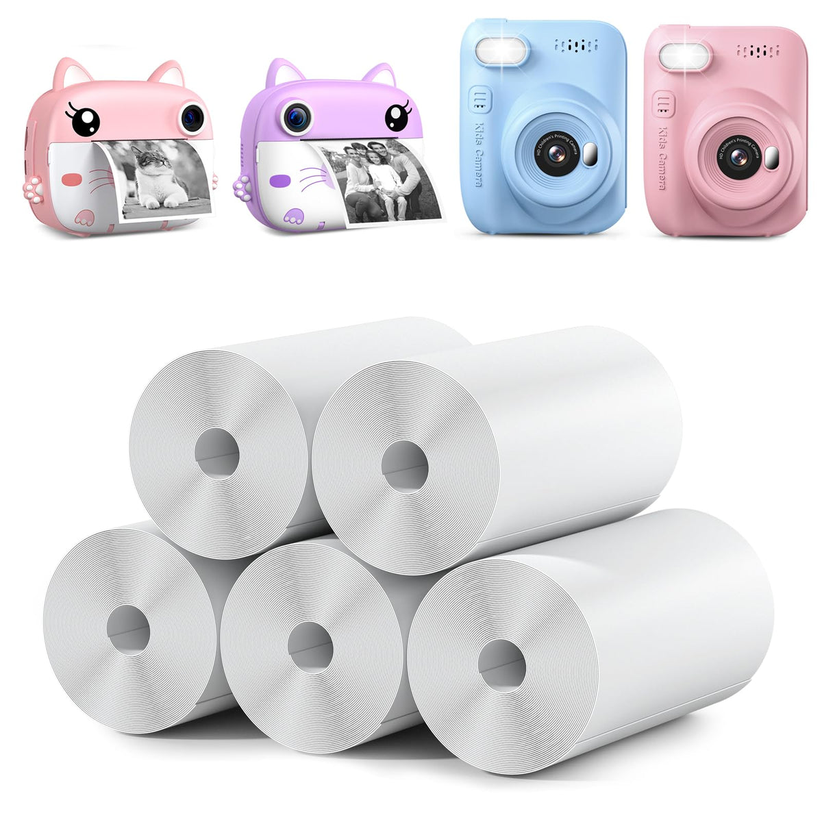 GREENKINDER front packaging showing five refill rolls and benefits