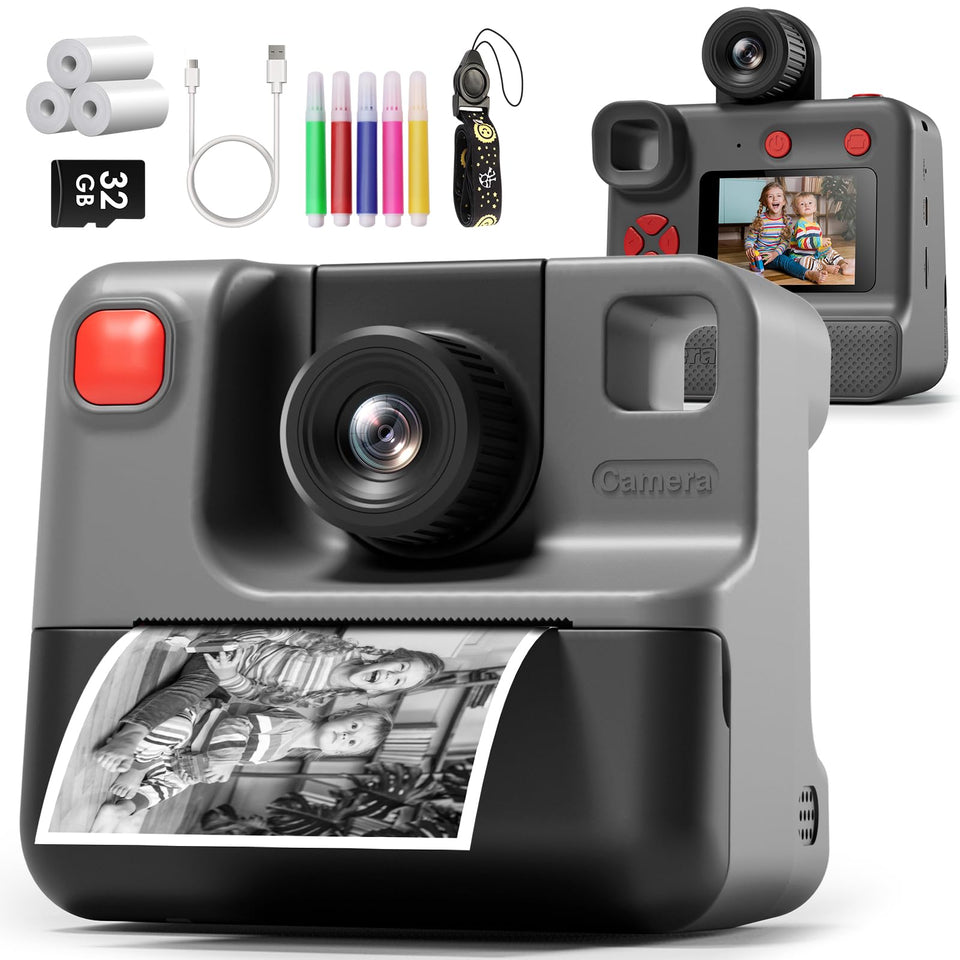 GREENKINDER front view showing buttons and lens, easy-to-use for kids