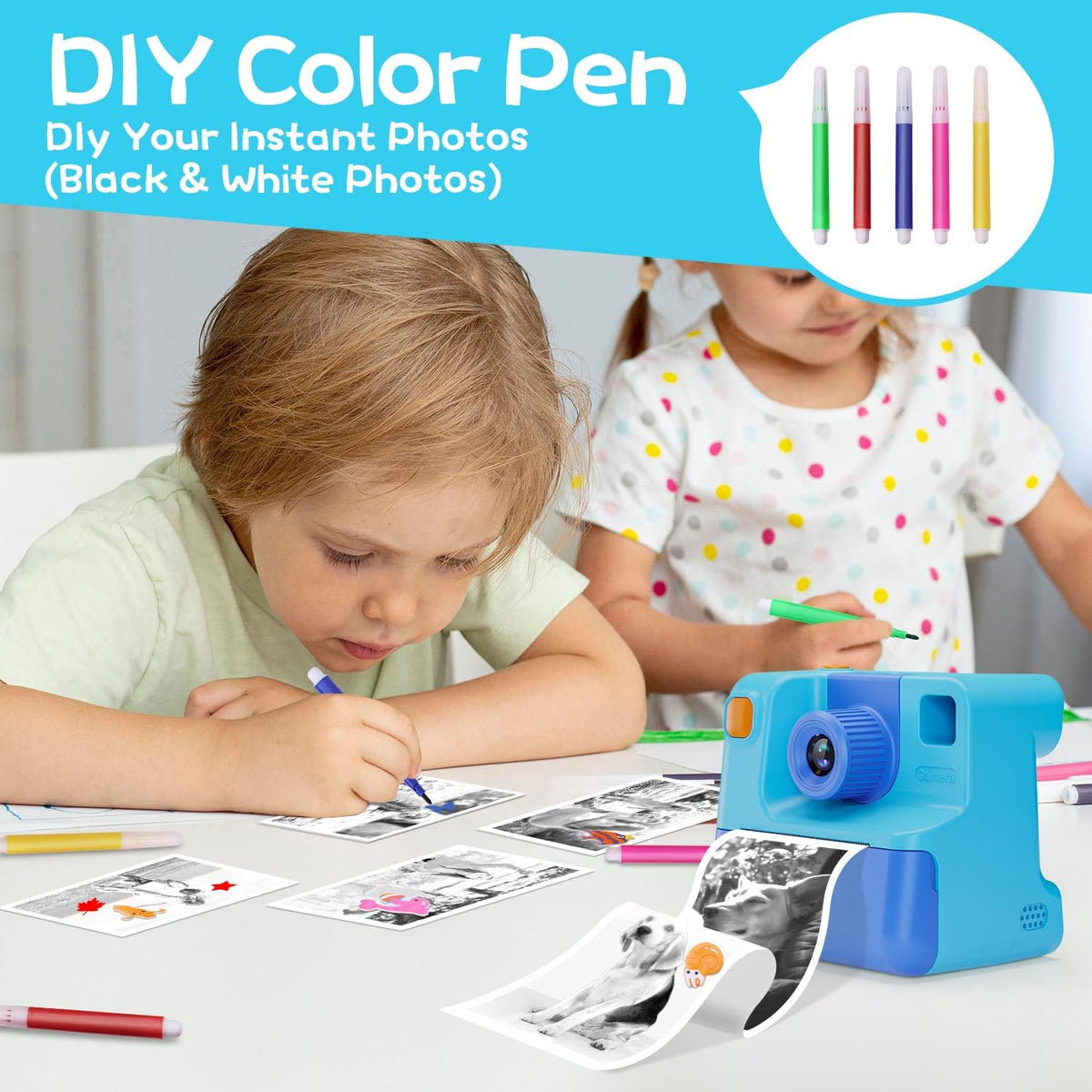 GREENKINDER instant thermal print sample for craft-ready keepsakes