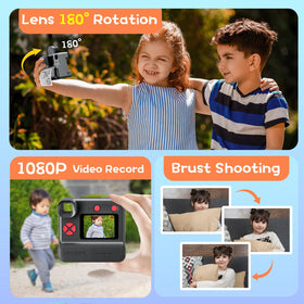 GREENKINDER rotated lens capturing a selfie, simpler selfie framing