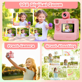 GREENKINDER rotating lens flipped for selfie use, easy kid-friendly selfies