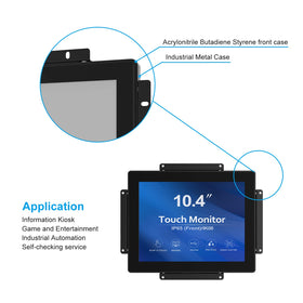 GreenTouch 10.4-inch 10-point capacitive touch shows responsive input.