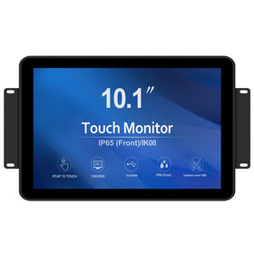 GreenTouch 10-point front view waterproof open-frame display for rugged environments.