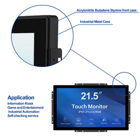 GreenTouch 21.5-inch monitor showcasing 10-point capacitive touch for interactive use.