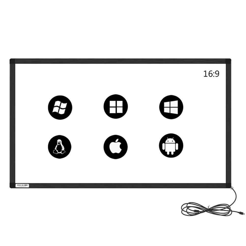 GreenTouch 40-inch infrared touch overlay front view for interactive displays