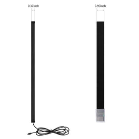 Aluminum shell provides sturdy stability and a premium, durable finish for the overlay kit.