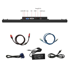 GreenTouch versatile ports include VGA, HDMI, and DVI for flexible integration.