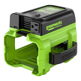 Greenworks 82PI1 inverter shown in compact design for easy transport on worksites