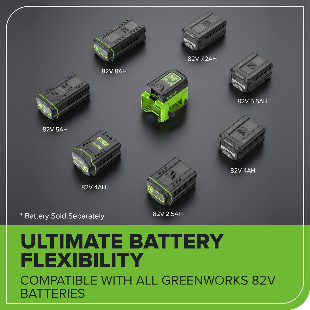 Lightweight, portable Greenworks inverter suitable for travel