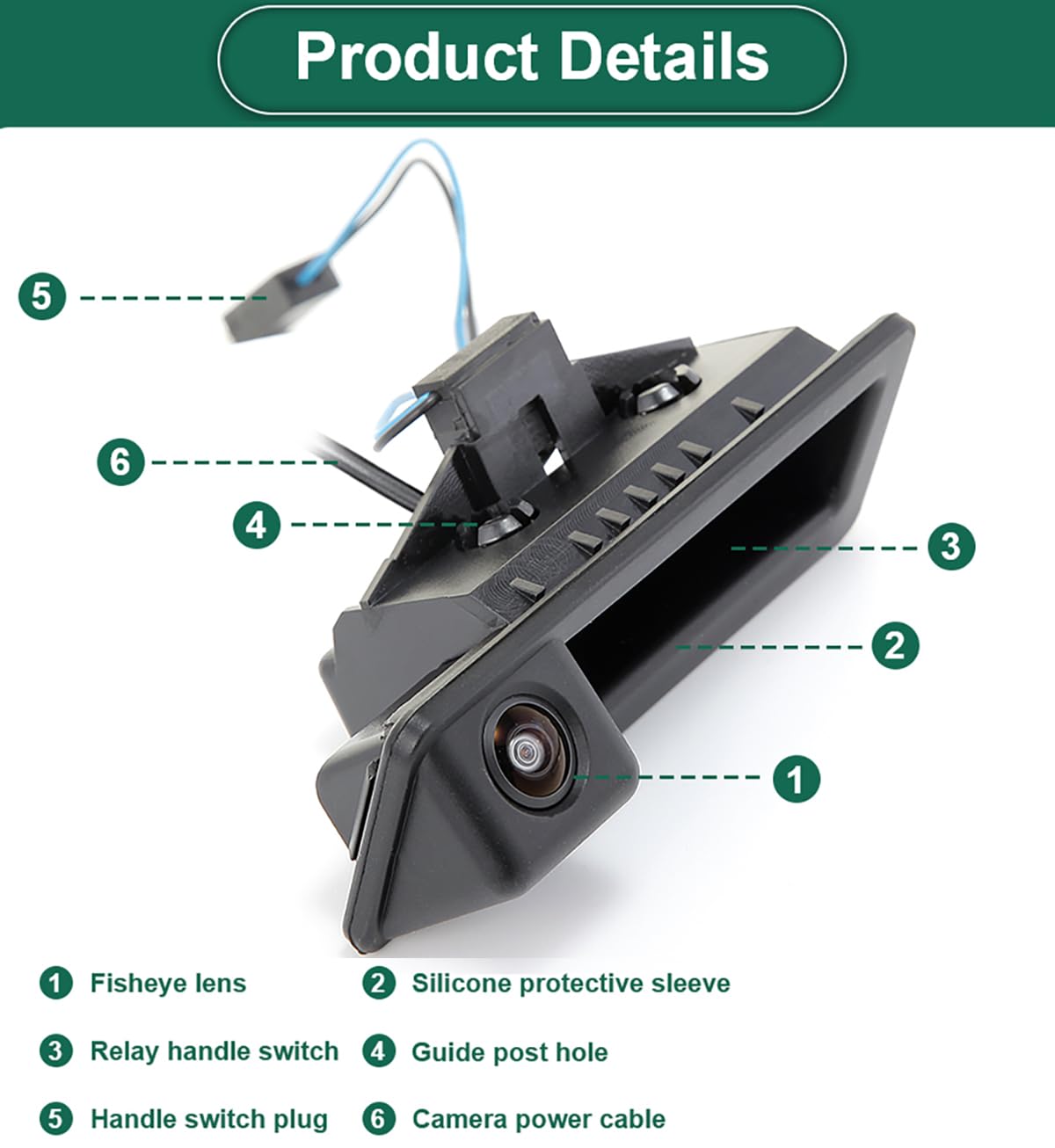 GreenYi mounted on BMW trunk demonstrating factory replacement look and reliability