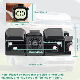GreenYi OE-fitment backup camera ensures seamless plug-and-play installation.