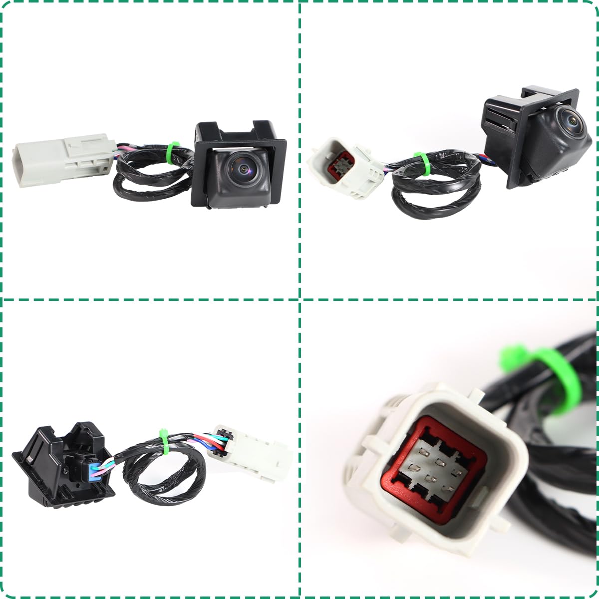 GreenYi rear camera for GMC Terrain Denali 2014-2017 supports easy plug-and-play installation.