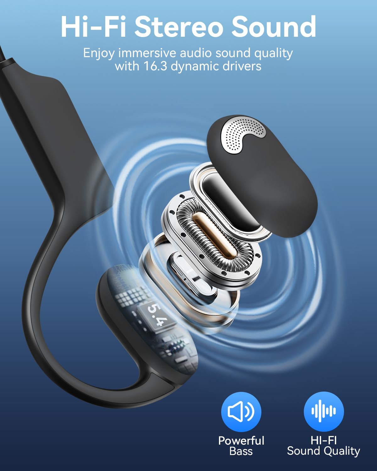 Greyolk Durable Bluetooth Headset with up to 10 hours of talk time