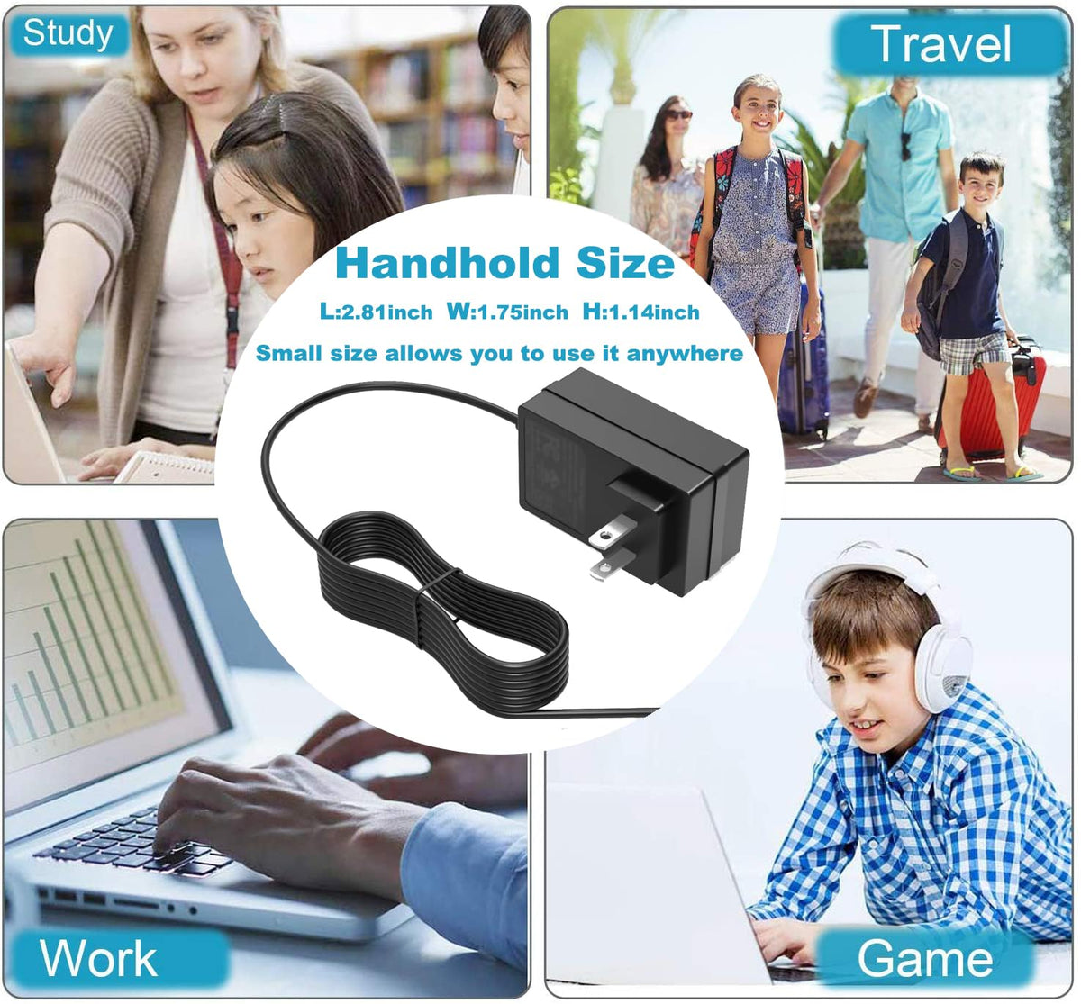 GRNPOWCN compact design image conveys portable power on the go