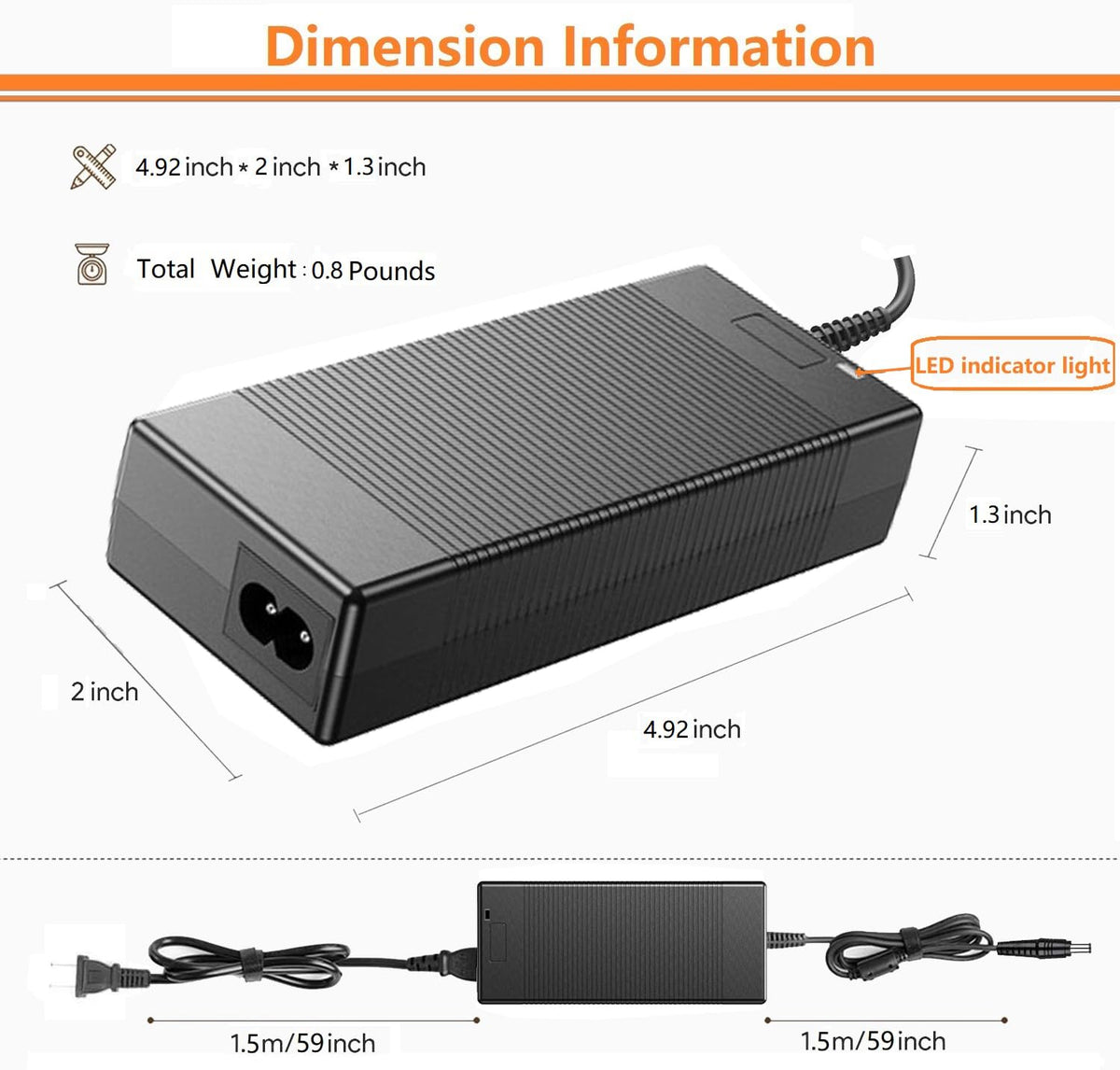 GRNPOWCN adapter powering Intel NUC demonstrating device compatibility