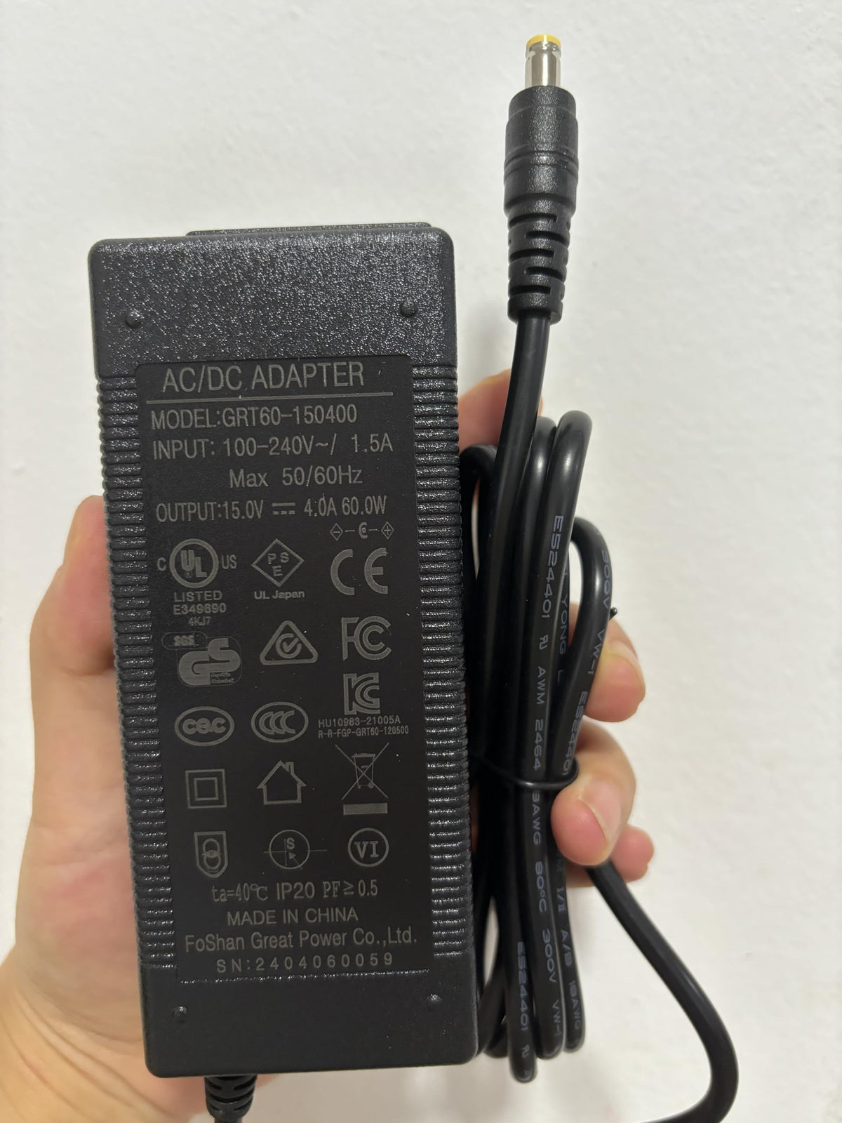 GRNPOWCN packaging and accessories showing what’s included