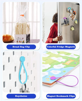 GRODOE 13-piece silicone magnetic set offers reusable cord management