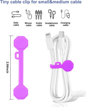 GRODOE cable ties used with earphones reduce tangles