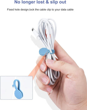 GRODOE cable ties on fridge magnet illustrate versatile organization