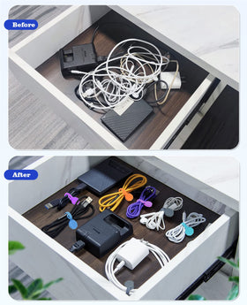 GRODOE versatile cable organizer for earphones, mouse, and USB cords