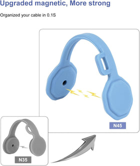 GRODOE magnetic cable clip close-up shows strong hold