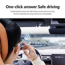 Grofulor Smart Glasses Bluetooth 5.3 pairing for seamless calls and music