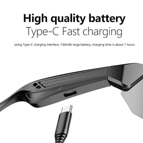 Grofulor Smart Glasses built-in mic for hands-free calls